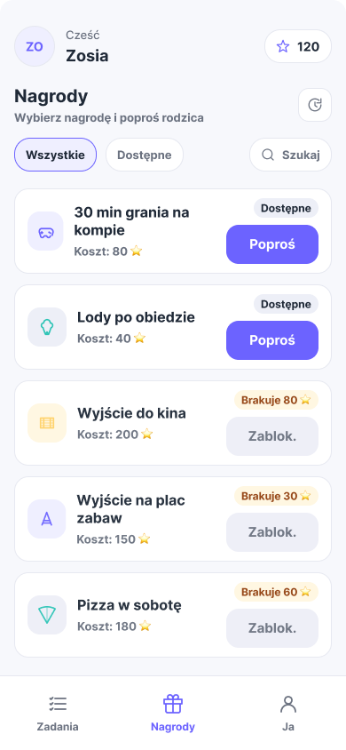 Rutino - sklep nagród
